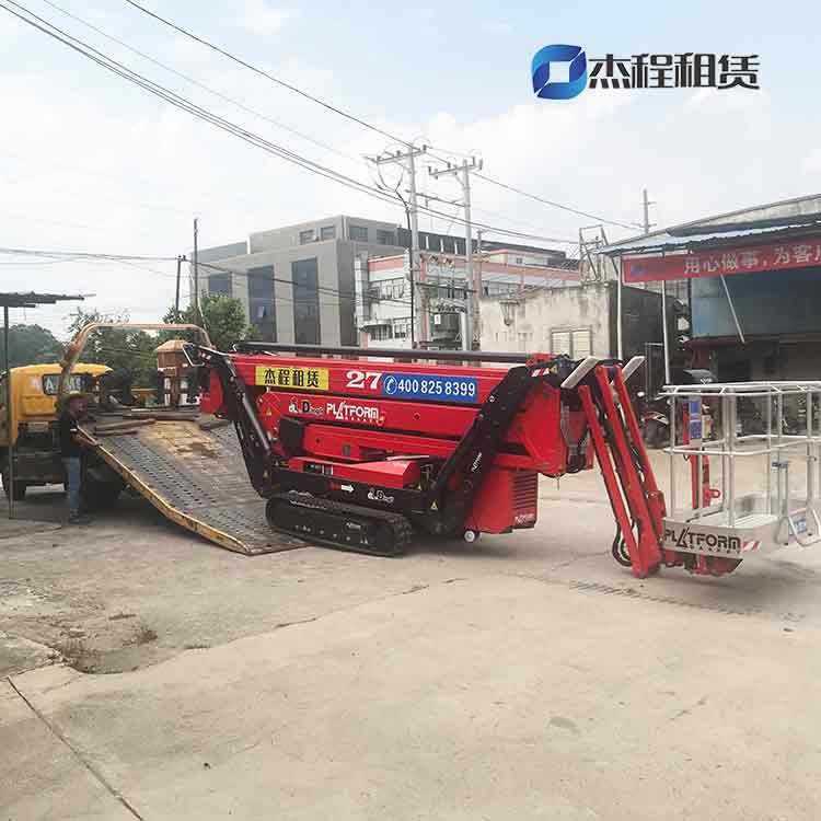 杰程27米蜘蛛車出租產品展示